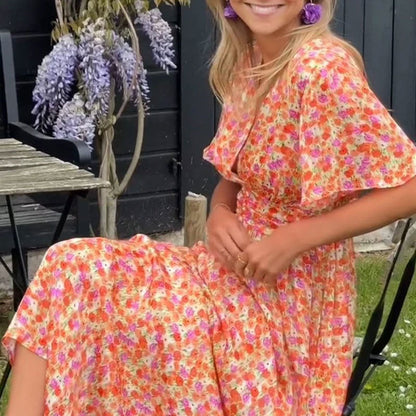 Amelia™ - Elegante vestido largo floral