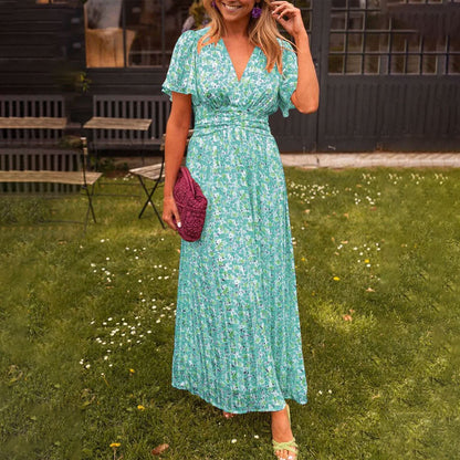 Amelia™ - Elegante vestido largo floral