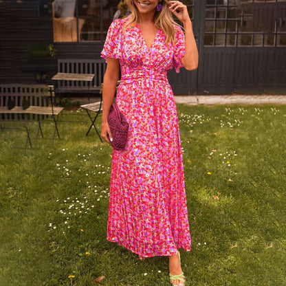 Amelia™ - Elegante vestido largo floral