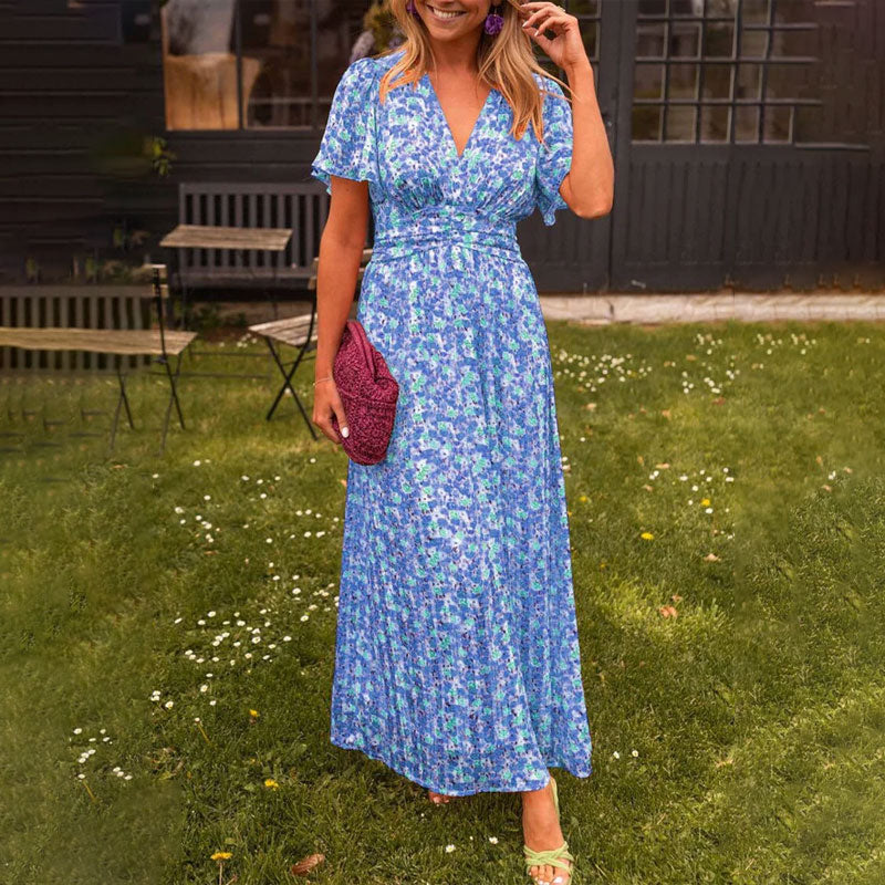 Amelia™ - Elegante vestido largo floral
