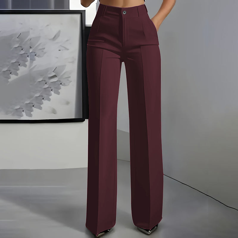 Pantalón Cintura Alta Elegante