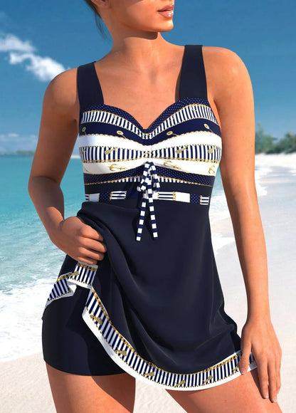 Verónica | Traje de baño de una pieza estilo marinero